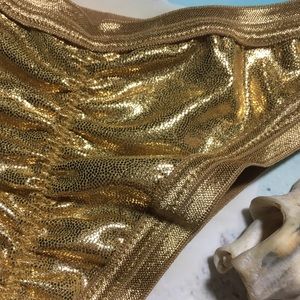 New Handmade Bottom Bikini Gold